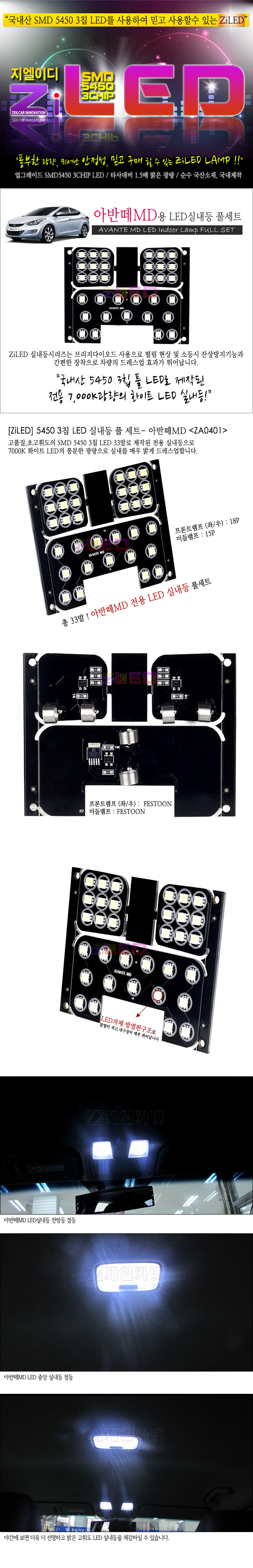 [ZiLED] LED�ǳ��� SMD 5450 3Ĩ Ǯ��Ʈ_ �ƹݶ�MD [ZA0401]