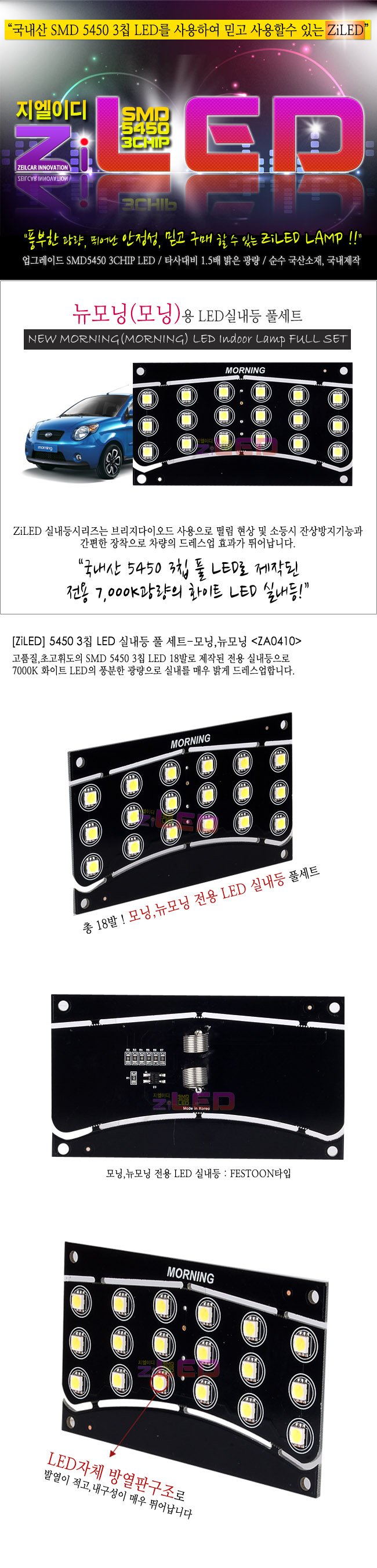 [ZiLED] LED�ǳ��� SMD 5450 3Ĩ Ǯ��Ʈ_ ����ũ���� [ZA0434]
