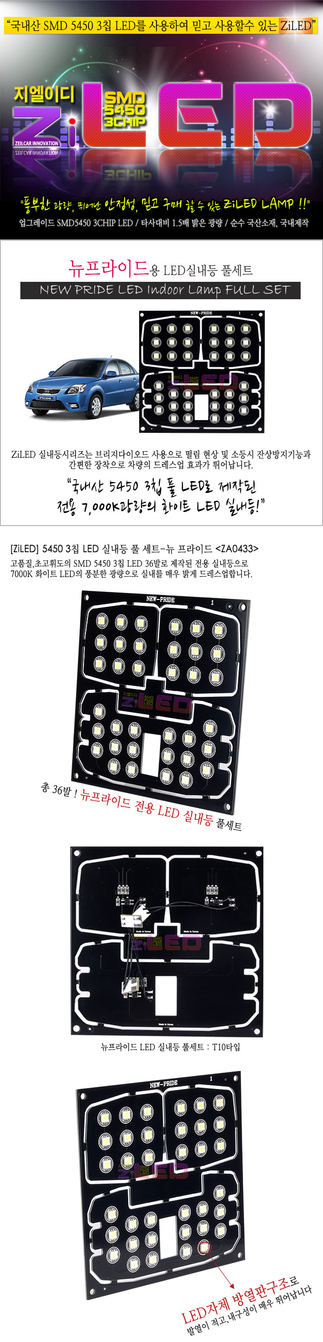 [ZiLED] LED�ǳ��� SMD 5450 3Ĩ Ǯ��Ʈ_ ����ũ���� [ZA0434]