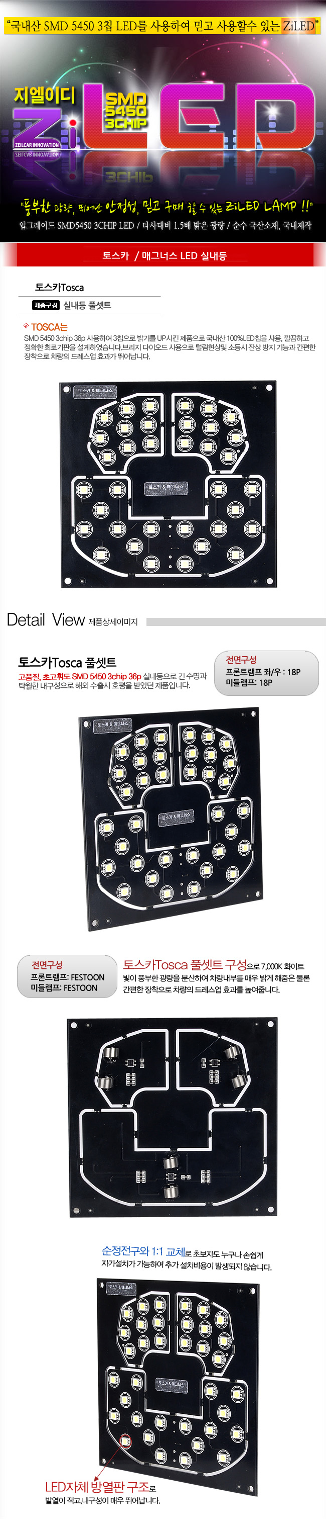 [ZiLED] LED�ǳ��� SMD 5450 3Ĩ Ǯ��Ʈ_ �佺ī,�ű׳ʽ� [ZA0431]